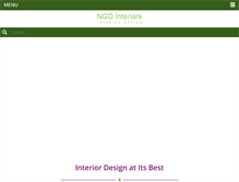 Tablet Screenshot of ngdinteriors.com